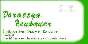 dorottya neupauer business card